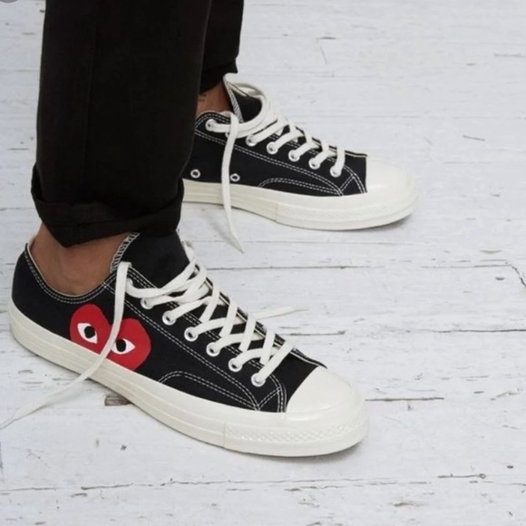 CONVERSE X COMME DES GARÇON PLAY Chuck Taylor '70 Sneakers - Picture 11 of 11